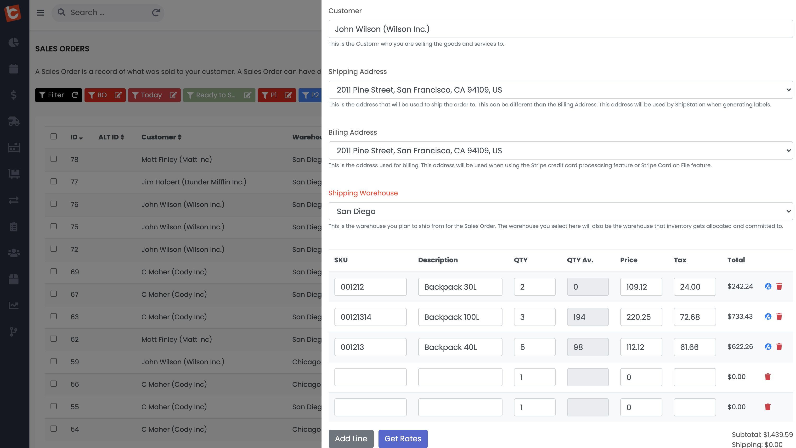 screenshot of Lead Commerce